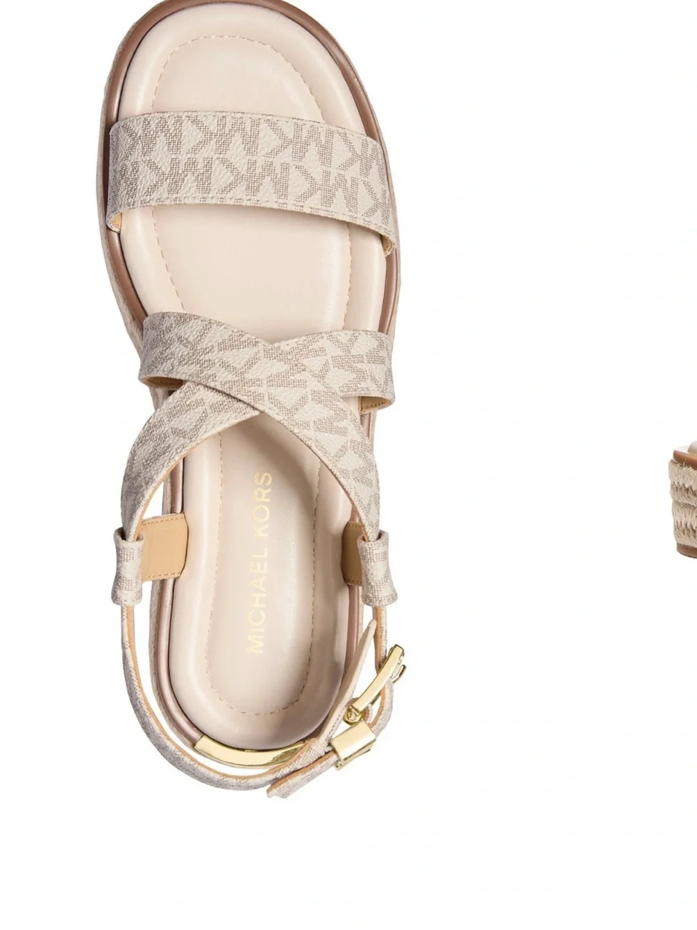 New! Michael Kors -Women's Lynn Buckle Espadrille Sandals